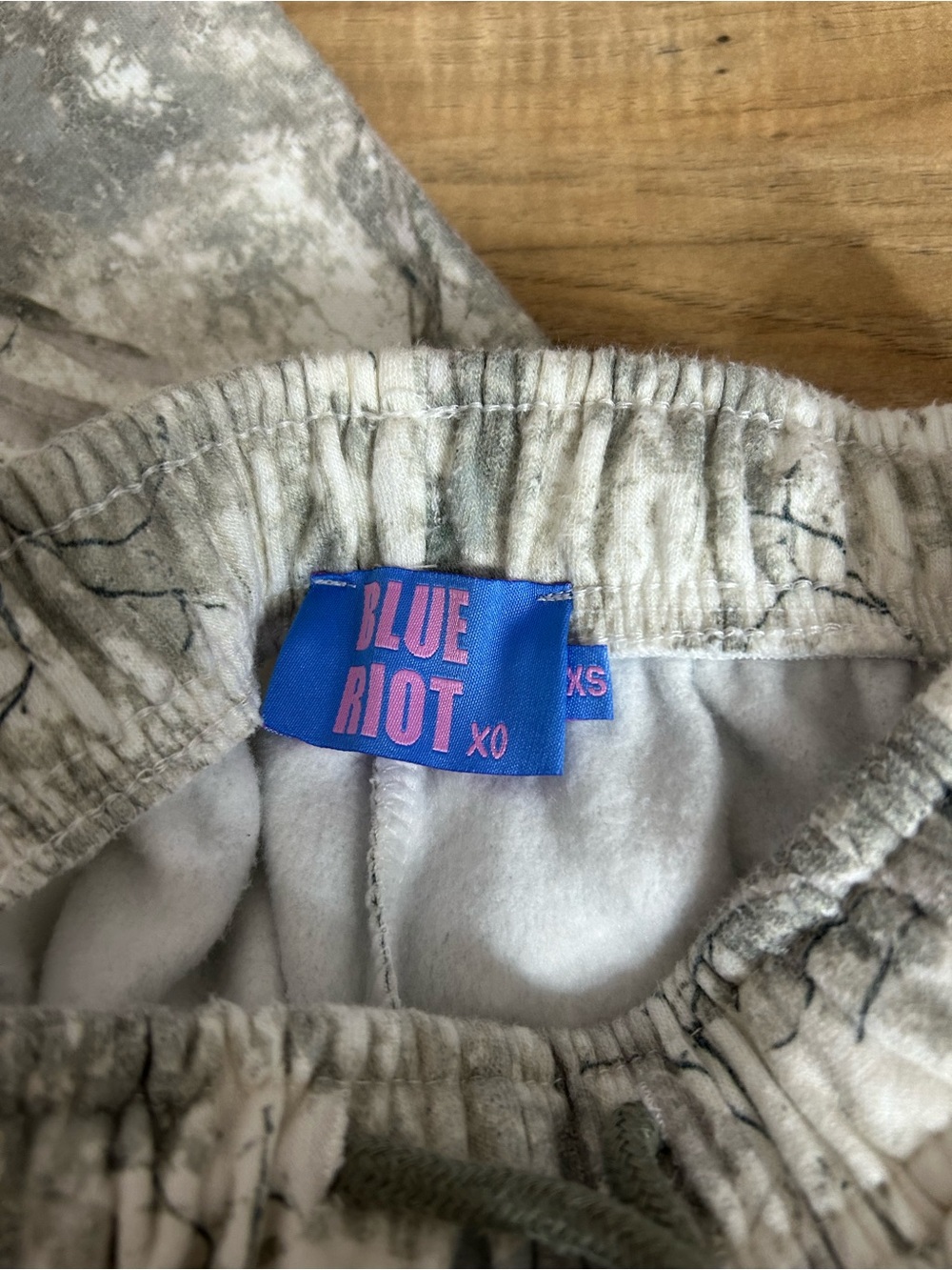 Blue Riot Camo Sweatpants - Picture 3 of 3